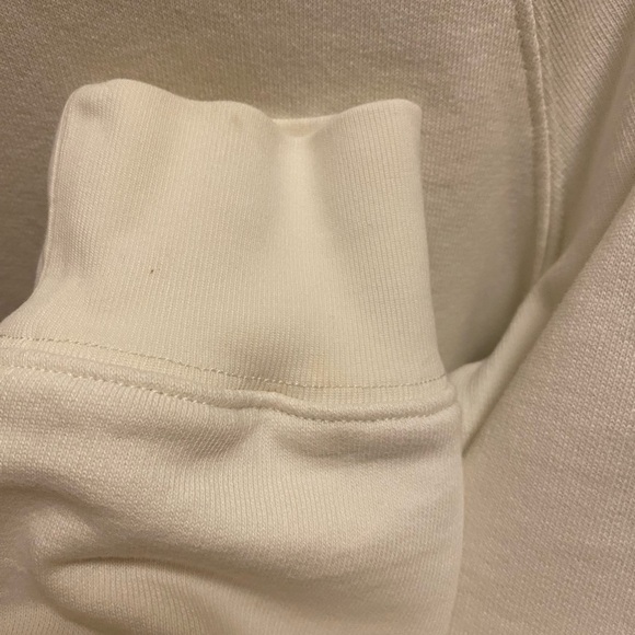 Frame Off White Slim Fit Crewneck Sweatshirt With Embroidered " F" Size Small - Picture 10 of 10
